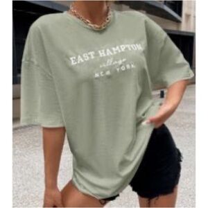 H&M Olive Green East Hampton Tee